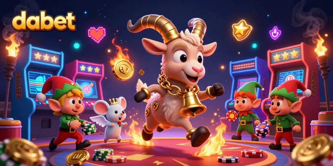 dabet delightfully captures chaos in a festive casino with spooky Krampus and playful elves.