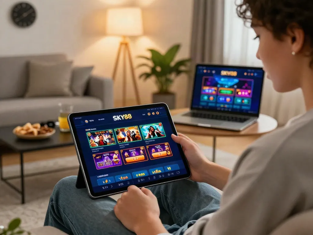 Engaging online user experience at https://sky88tg.com/ showcasing vibrant games and exciting sports betting.
