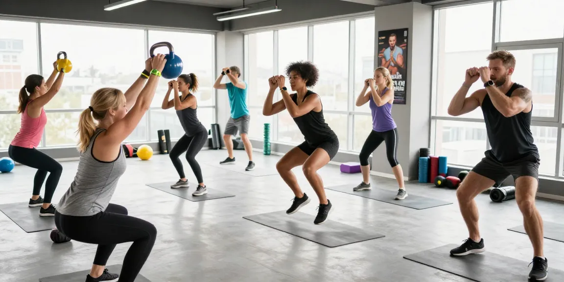 Esteroidesshop en vibrante gimnasio, personas activas en entrenamiento grupal mostrando energía y compromiso en salud.