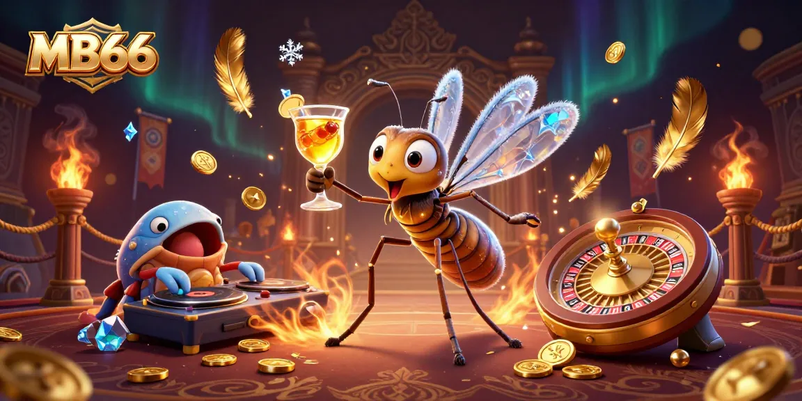 Experience thrilling gameplay at MB66 with unique casino characters and vibrant digital elements.